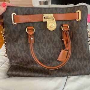 NWT Michael Kors Brown Signature Tote Bag
